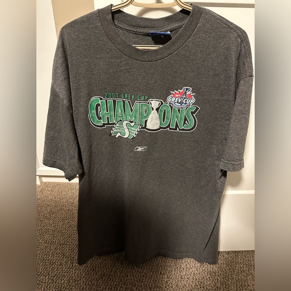 2007 Saskatchewan Roughriders Grey Cup T shirt